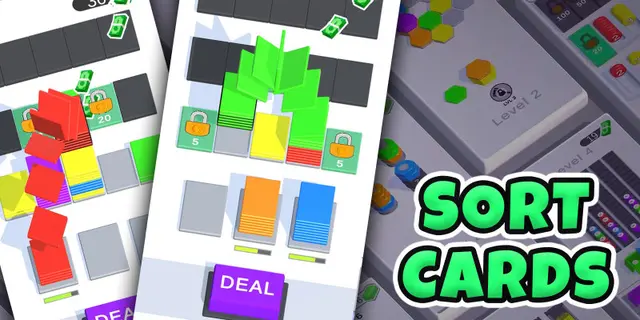 Sort Cards | HyperCasual Puzzle Game