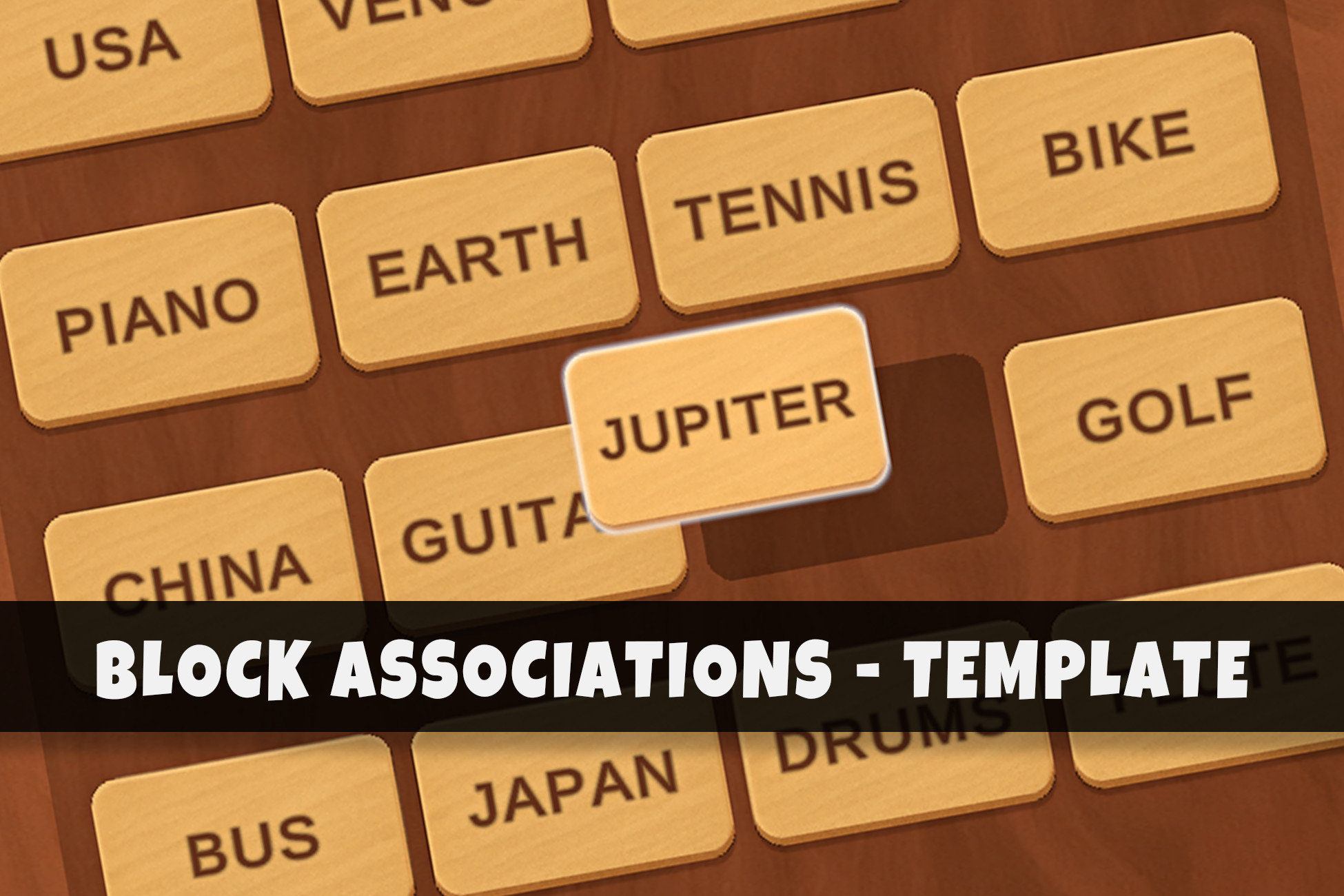 Block Associations | Puzzle Template + Editor