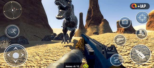 Dino Shooting Games