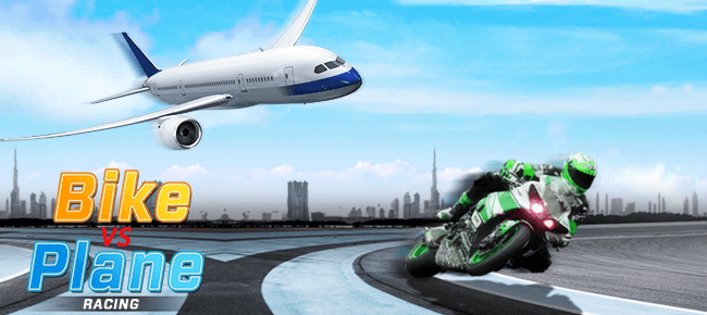 Bike Vs Plane Challenge
