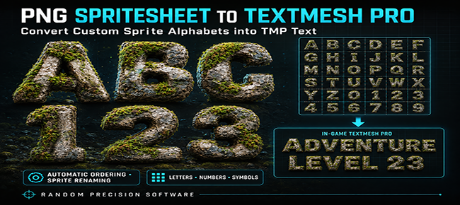 PNG Spritesheet to TextMesh Pro Converter 
